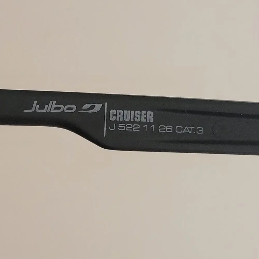 Julbo Kids Cruiser sunglasses durable matte black frame red mirror lenses